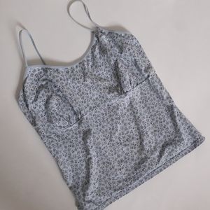 Swell Floral Spaghetti Strap Cropped Camis…